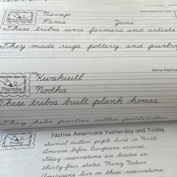 Daily Handwriting Practice Traditional Cursive - Picture 3 of 6